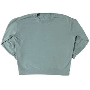lululemon perfectly oversized crew blue cast